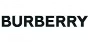 Burberry logo in black text on a white background